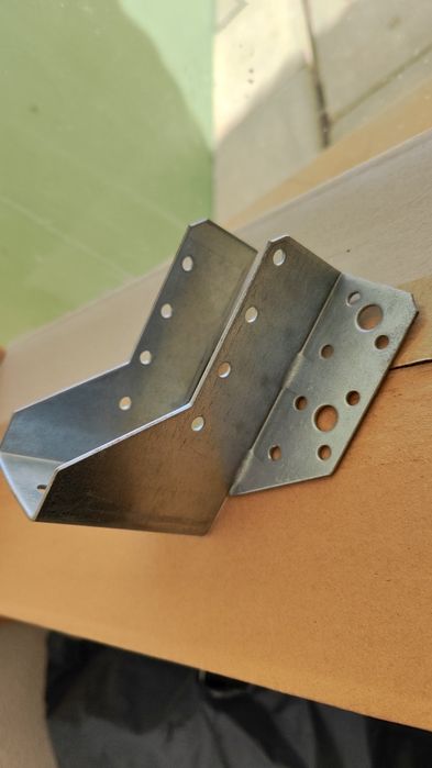 Suporte em L galvanizado 30 unidades