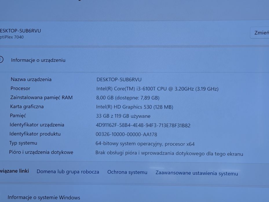 Dell optiplex 7040
