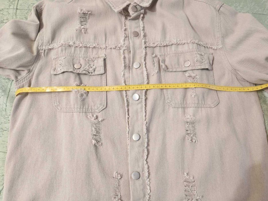 Женская Джинсовая Куртка-рубашка