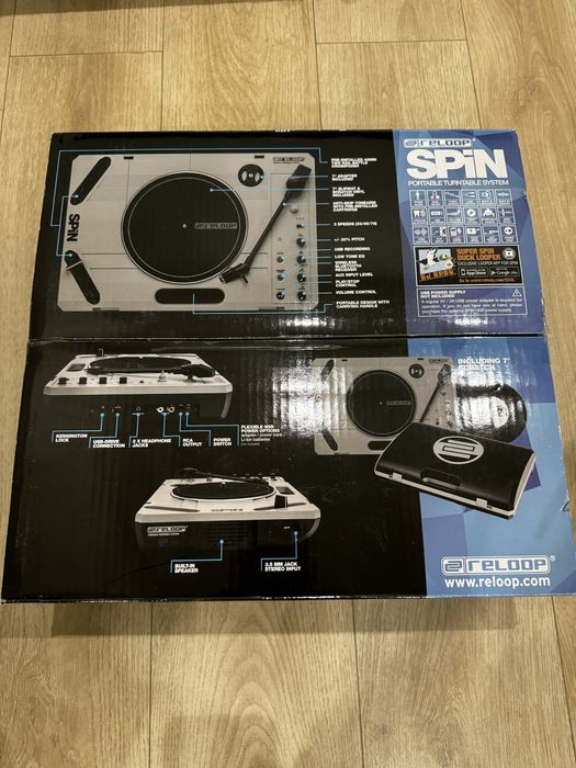 Програвач вінілу Reloop Spin для автономного тренування  скретчингу