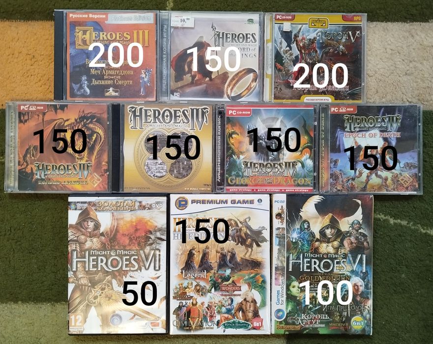 Диск з грою Герои  Меча и магии 3/ Heroes  of might and magic 3