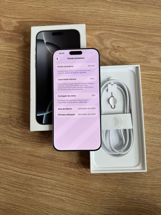 Iphone 16 Pro Max de 256gb com fatura e garatia