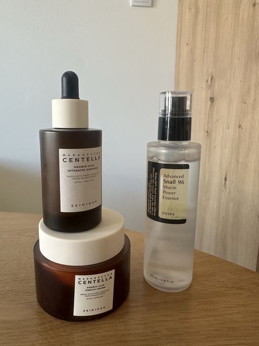 Centella probio-cica + Cosrx snail essence