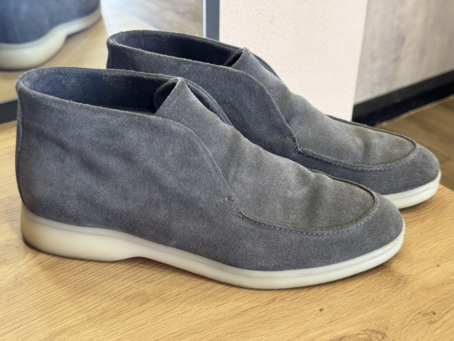 Натуральні замшеві лофери