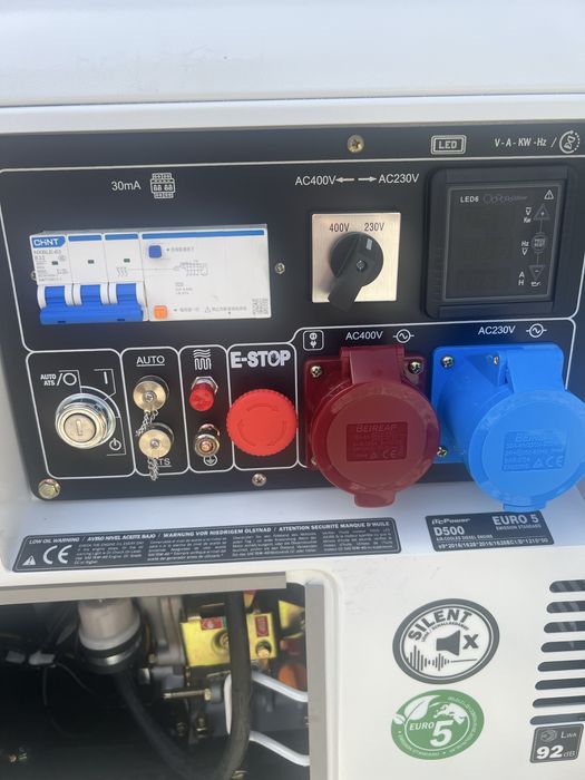 ITC POWER DG7800SE-T – Gerador Diesel Insonorizado Trifásico/Monofásico 7,9 kVA – 400/230 V