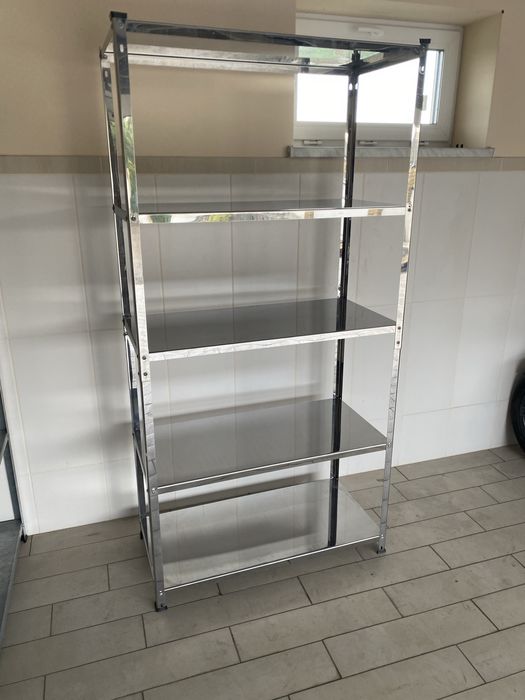 Нержавійка стелаж полиці кафе ресторан кухня холидильна камера мийка