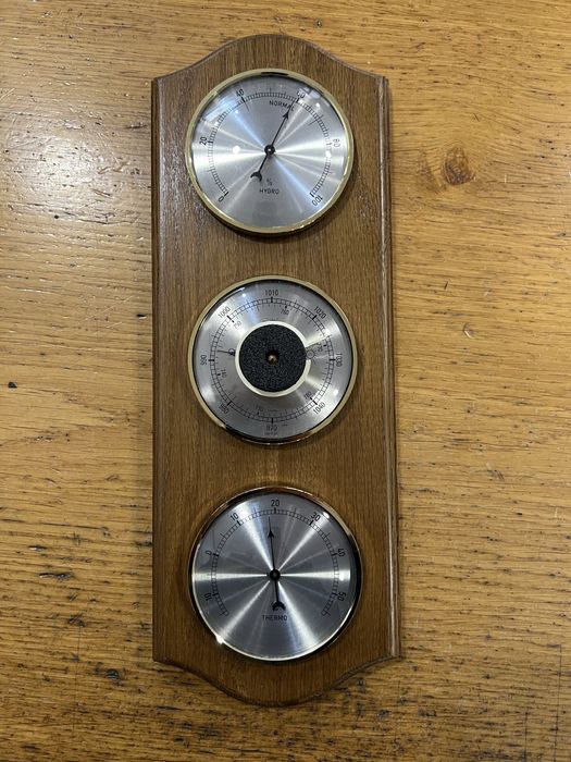 Estação meteorológica parede madeira - NOVO