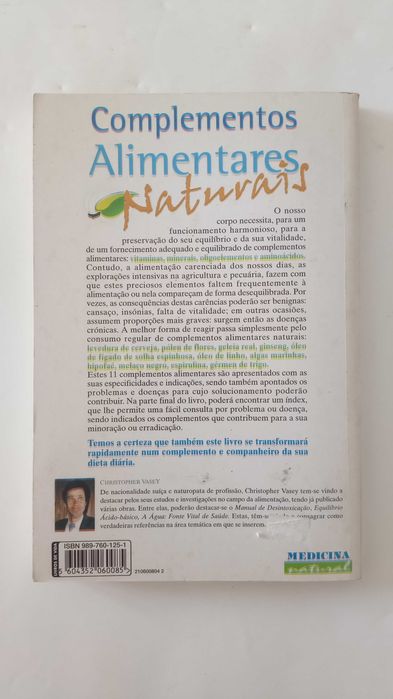 Complementos alimentares naturais de Christopher Vasey