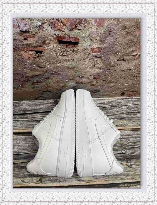 Sapatilhas Nike Air Force 1 branco com atacadores