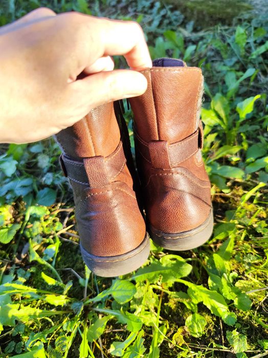 Шкіряні напівчоботи Clarks.