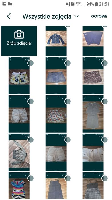 Paka ubrań damskich