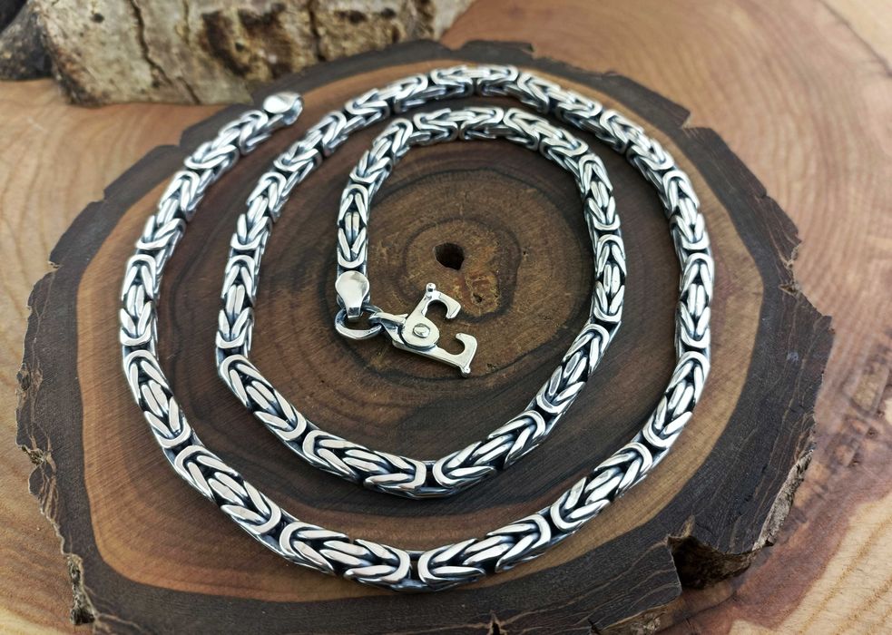 Срібний ланцюг Візантія, Королівська. Серебряная цепочка Византия