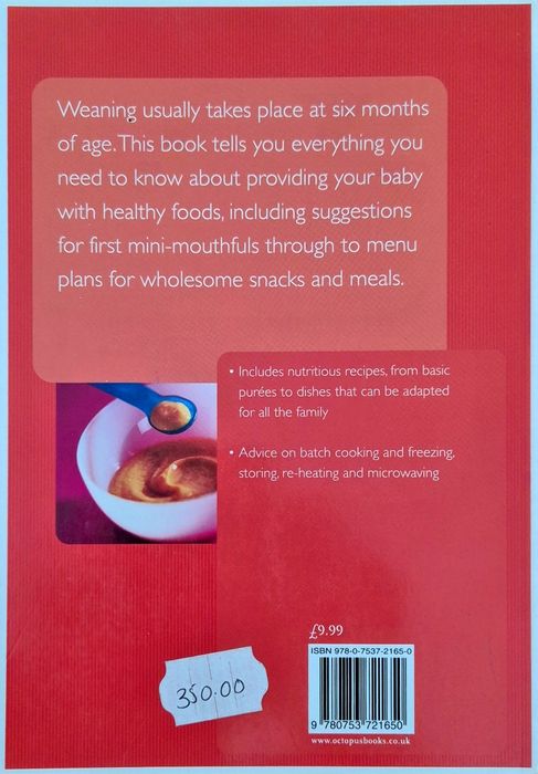 Sara Lewis book - weaning