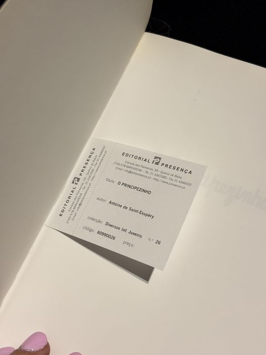 Livro “O Principezinho”