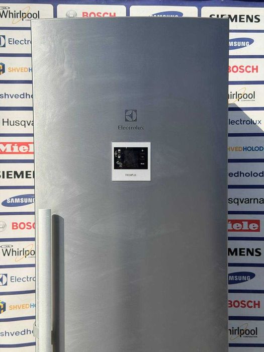 Холодильник б/в ELECTROLUX НЕДОРОГО 200/60/60 Металік No Frost #07889