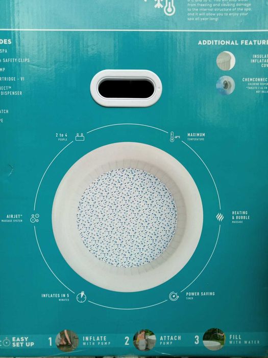 Bestway Lay-Z-Spa Tahiti Airjet Jacuzzi z hydromasażem