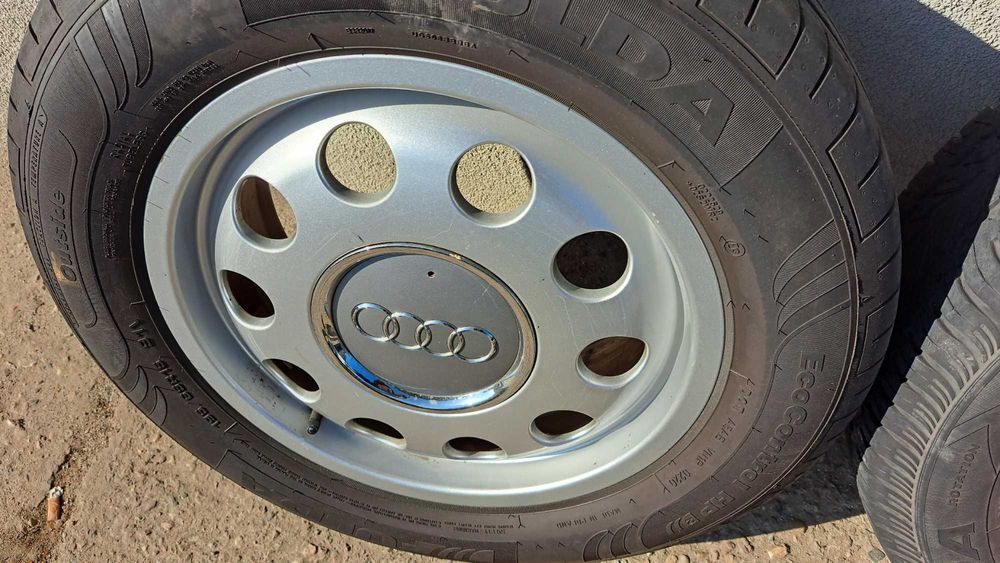 Felgi aluminiowe koła opony lato Audi A38 5X100 15" kpl