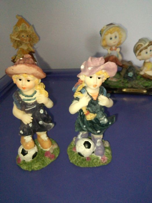 Статуетки колекційні Діти Футболістки пара Кукурудза