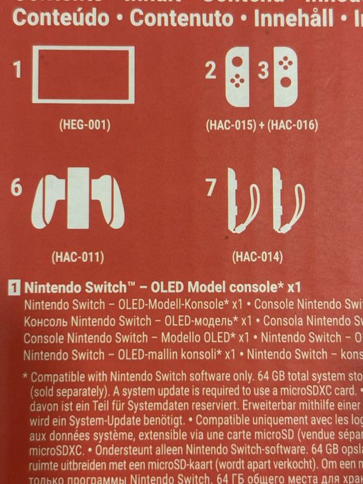 Nintendo Switch Oled 64gb