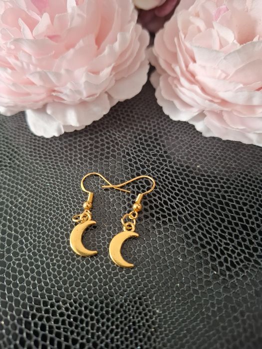 Kolczyki srebrne pozłacane handmade
