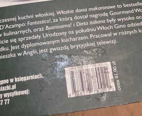 Włoskie dania makaronowe książka kucharska