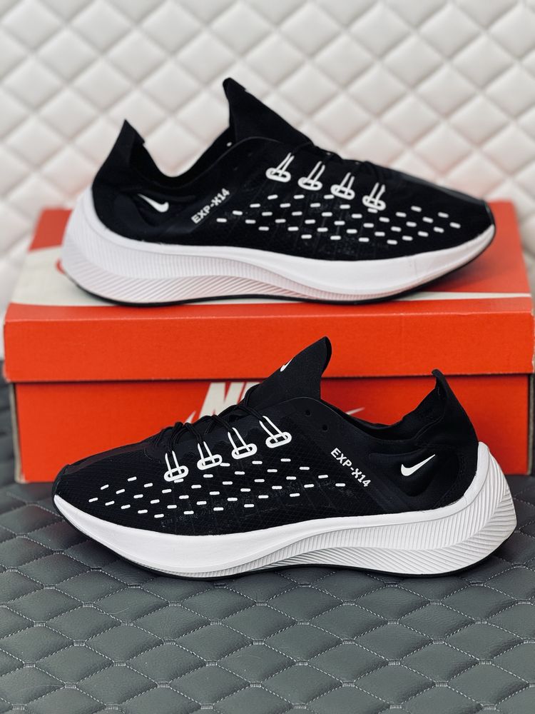 Кроссовки мужские весенние Nike EXP-14 SE black-white кросовки Найк ве ...