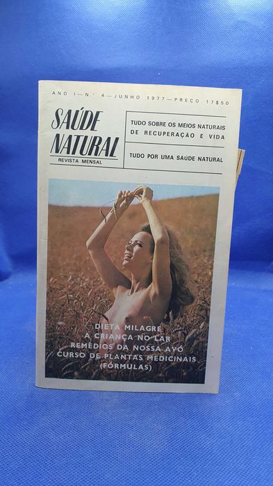 Livro - REF PAR2 - Revista Saúde Natural Ano 1, Nº4 Junho 1977