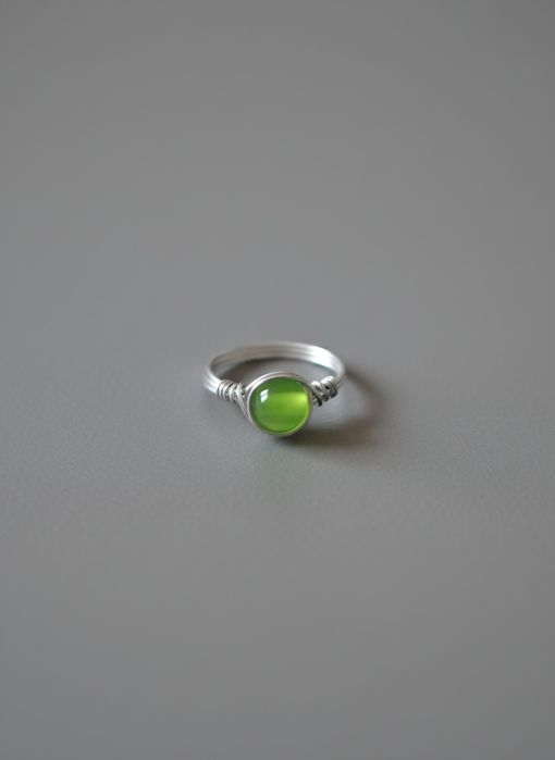 Ręcznie robiony pierścionek handmade