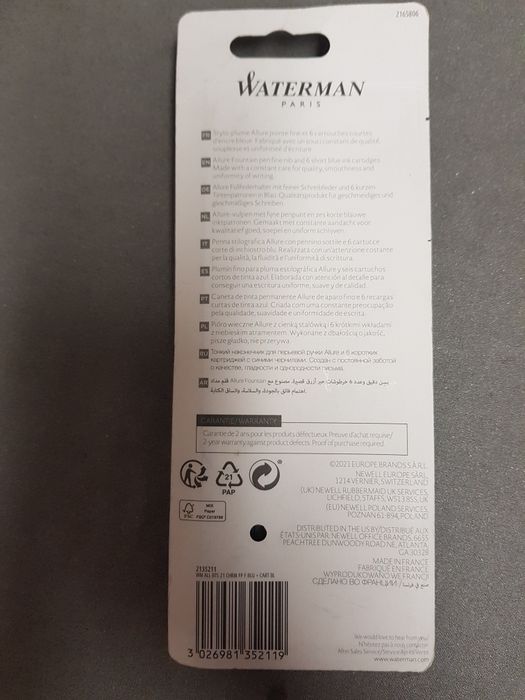 Caneta waterman nova na embalagem lacrada