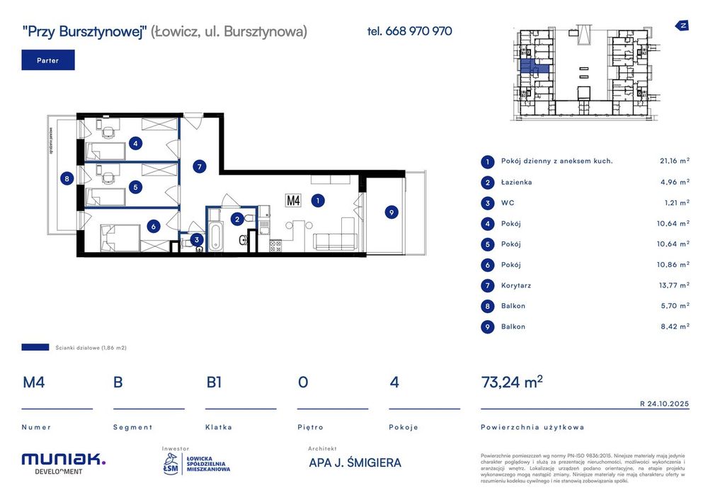 Mieszkanie – Łowicz - Widok 2
