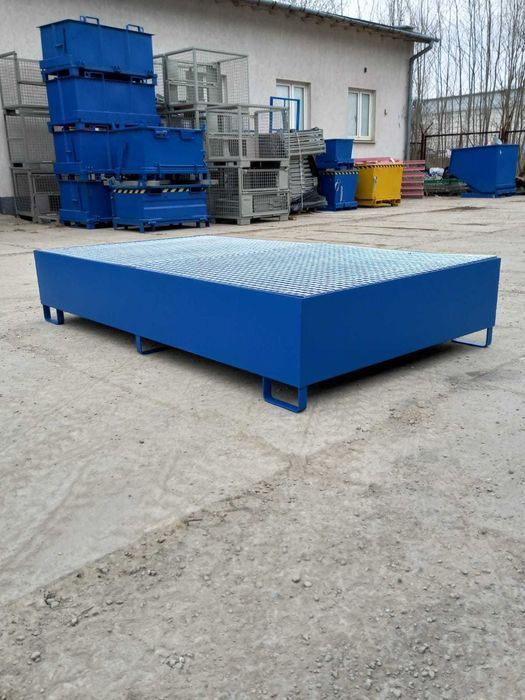 Porządna Wanna Ociekowa PMC 2000L, Na 2 Zbiorniki IBC-Mauser