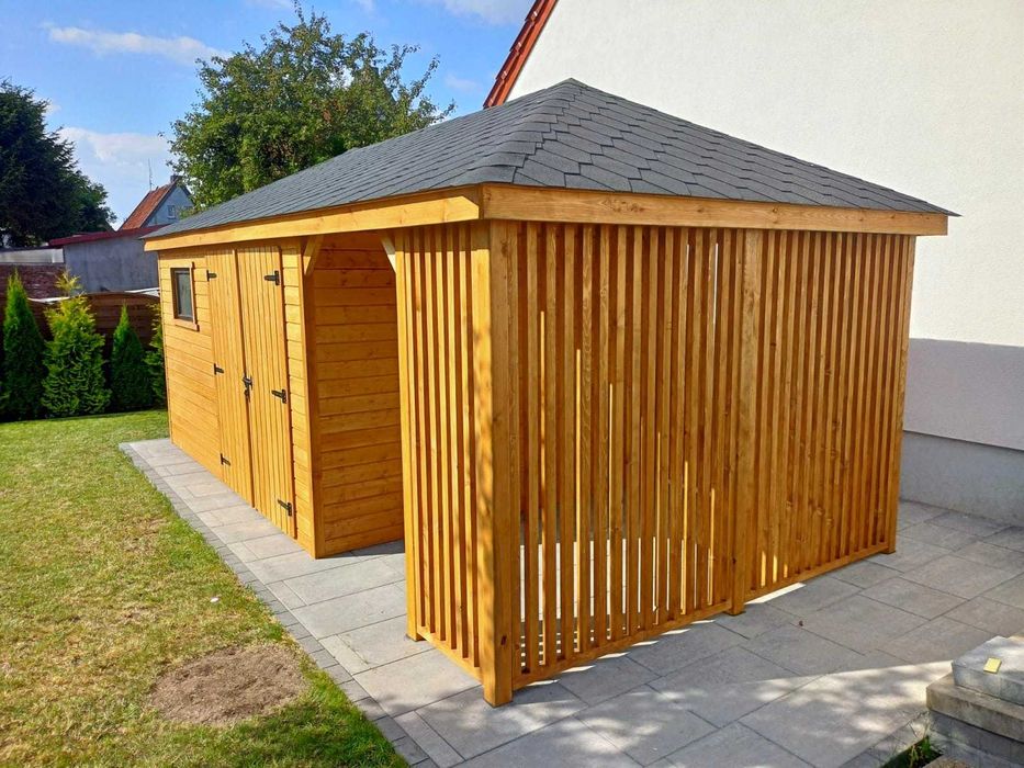 Domek narzędziowy 3x6 altana Domek drewniany drewutnia PRODUCENT