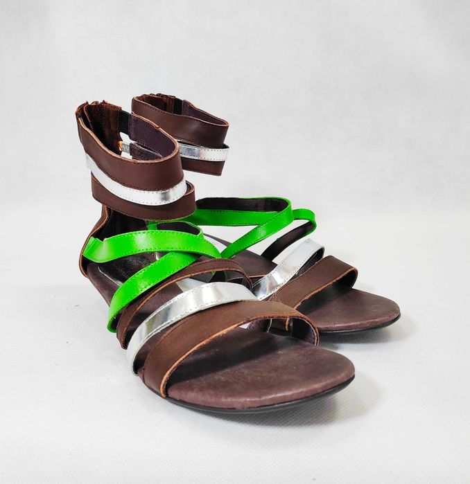 Sandały damskie 38 skórzane rzymianki CATHY PILL 24,5 cm BD0084A
