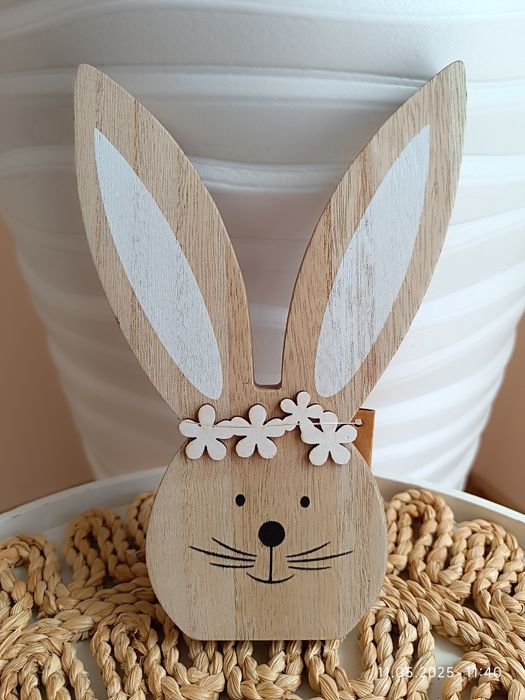 Drewniana ozdoba świąteczna zając