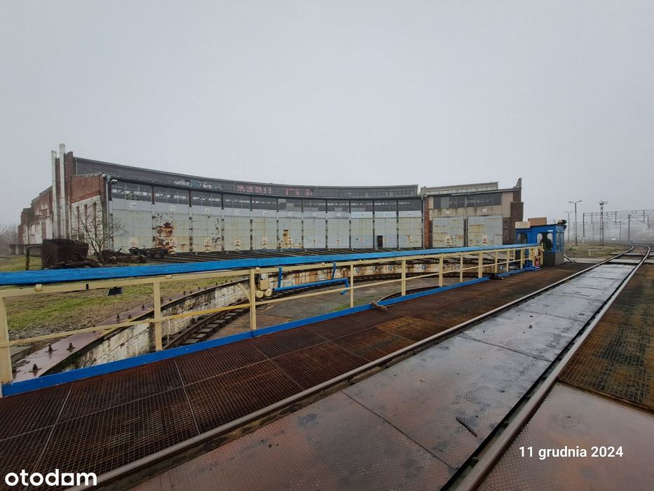 Najem powierzchni budynek lokomotywowni - Hala Wachlarzowa Leszno