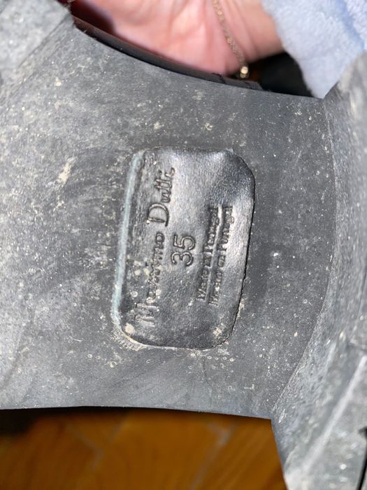 Botas em pele Massimo Dutti 37