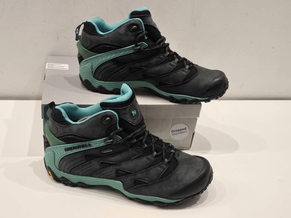 Oryginalne skórzane Merrell najnowszy model Chameleon 7 Goretex