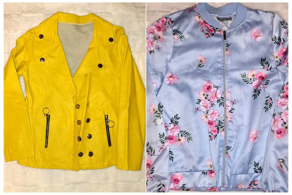 Kurtki dla dziewczynki 2 sztuki 152