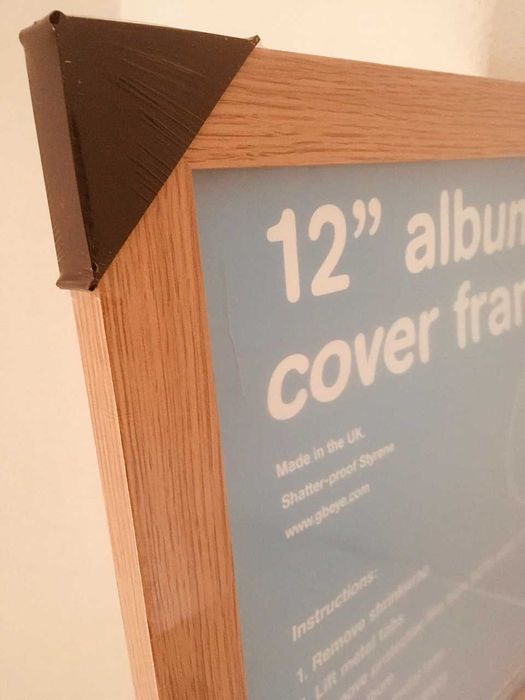 Moldura para discos em vinil