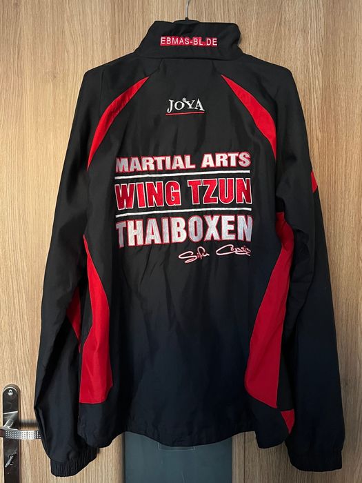 Kurtka streetwear martial arts ortalionowa w stylu sportowym