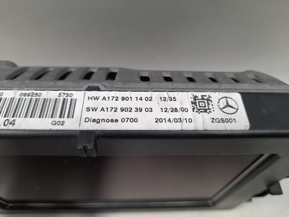 Display / ecrã de informações MERCEDES-BENZ Classe C (W204)