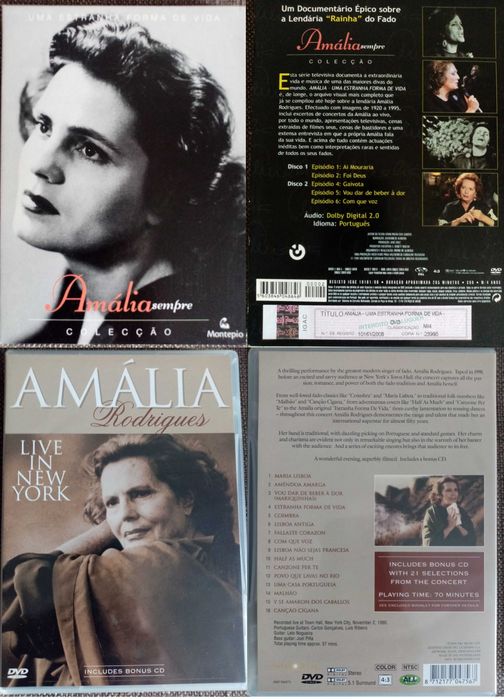 vinil + cd + dvd: Amália Rodrigues