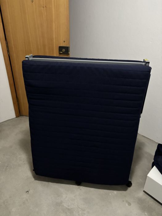 Cama dobravel de solteiro com colchao decespuma cagoform