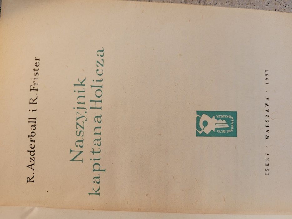 Azderbatt i Frister Naszyjnik Kapitana Hotlicza 1957 Iskry