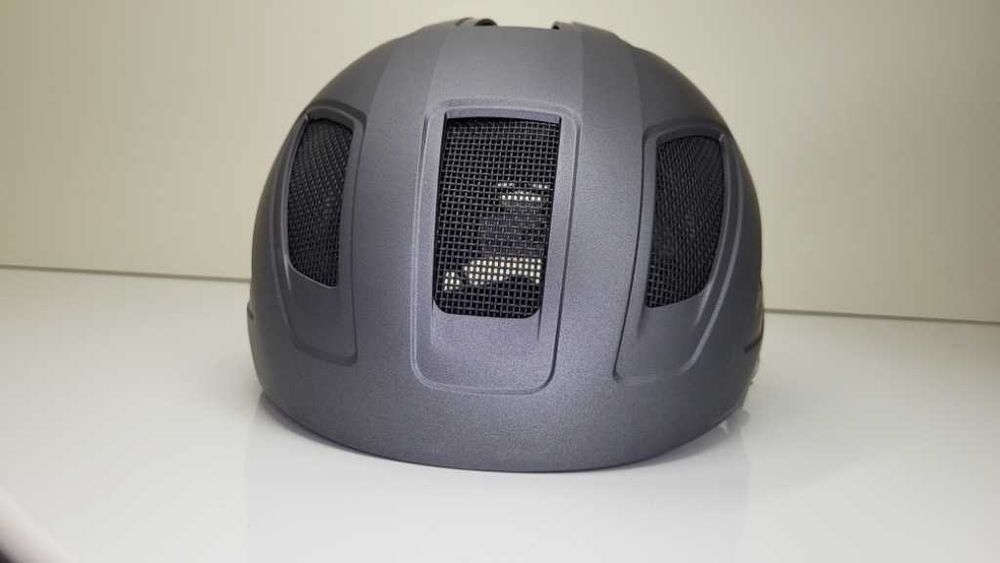 Miejski kask rowerowy ABUS HYBAN 2.0 titan rozmiar M 52-58cm