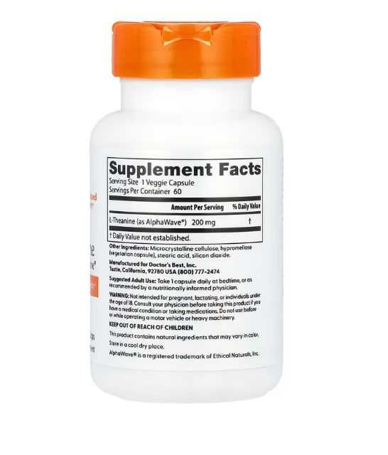 Doctor's Best магній, колаген, ашваганда, L-теанін