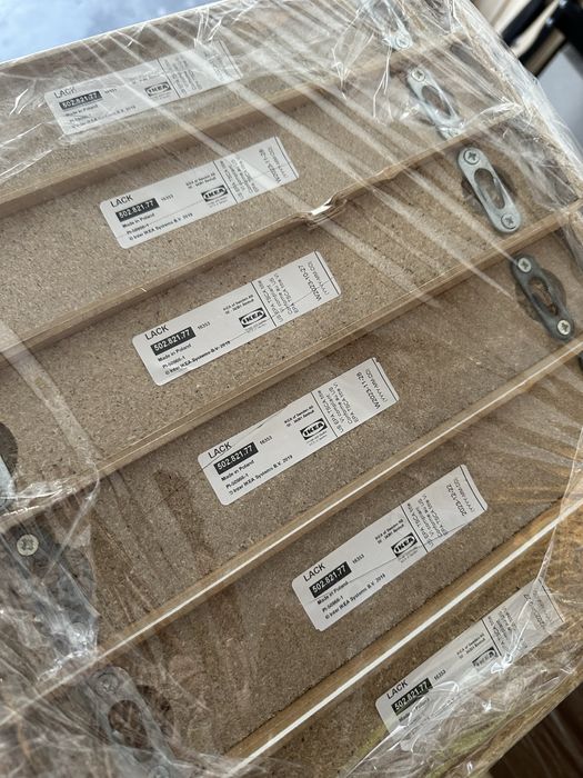 Prateleiras IKEA LACK 30x26 cm – Como Novas | Modernas e Minimalistas