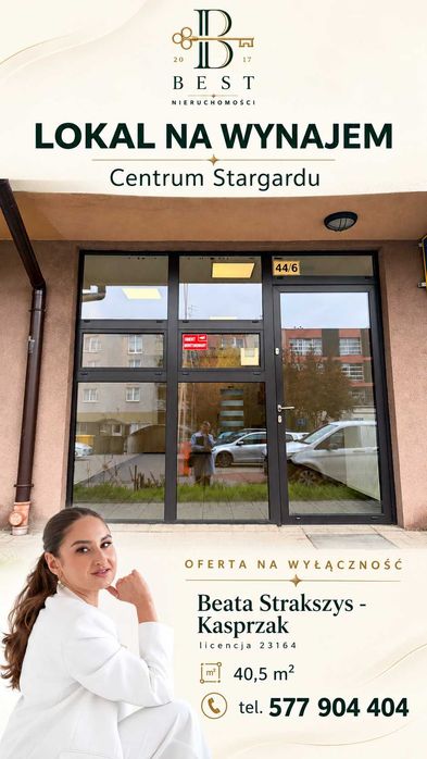 lokal użytkowy na wynajem w Centrum Stargardu
