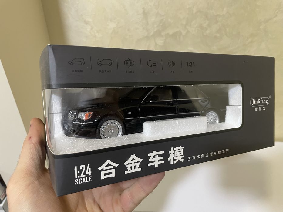 Нова металева машинка Mercedes Benz S class W140 колекційна машинка