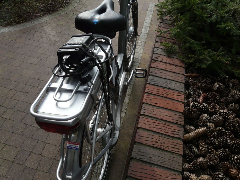 Rower elektryczny BATAVUS Monaco E-go7,28"/48,Manetka,36V-wzorowy